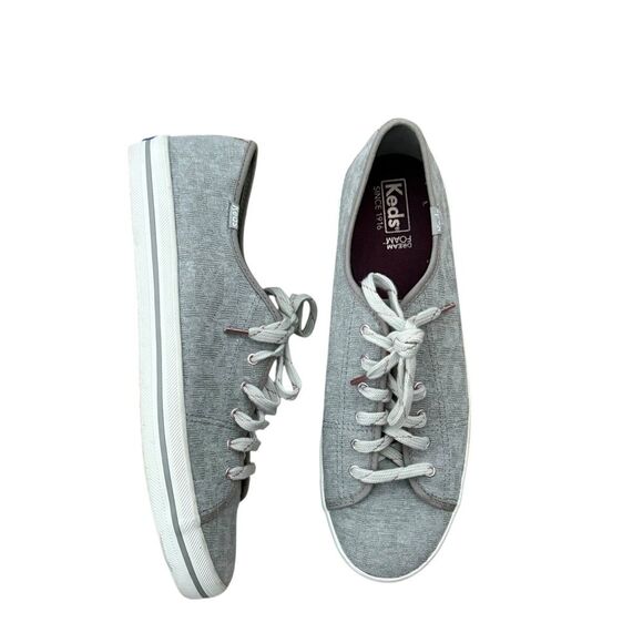 Keds Women's Gray Kickstart Geo Jersey Sneakers size 11 - Picture 1 of 8